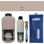 Cadence Mobilya Boyası - Multisurface H - 085 Sisal 2lt Ultimate Parlak Vernik 500 ml Saten Rulo Set