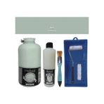 Cadence Mobilya Boyası - Multisurface H - 089 Küf Yeşili 2lt Ultimate Parlak Vernik 500 ml Saten Rulo Set
