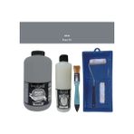 Cadence Mobilya Boyası - Multisurface H - 090 Koyu gr i 2000 ml Ultimate Vernik Mat 500 ml Saten Rulo Set