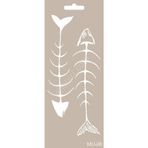 Cadence MU08 10x25 cm Mix Media Stencil Şablon