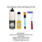 Cadence Multi Surface 004-antik Beyaz Hybrid Boya Seti 4'lü - Mobilya Boyama Seti -eminönühobisanat