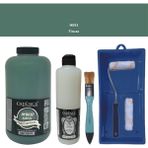 Cadence Multisurface Boya H-093 Firuze 2lt ve 500 ml Ultimate Parlak Vernik Saten Rulo Set