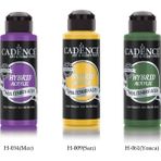 Cadence Multisurface Hibrit Boya 120 ml Set5 ( Mor, Sarı ve Yonca)