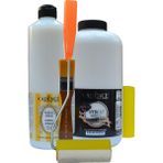Cadence Multisurfaces Antik Beyaz 2 Litre+Satin (Yarımat) Vernik 750 Ml Set