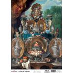 Cadence Natürmort Koleksiyonu SL005 30x42 cm Pirinç Dekupaj Kağıdı
