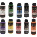 Cadence Premium Akrilik Boya Seti 10 Ana Renk 120 ml Polsef Özellikli Renkli Boya