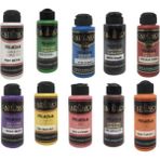 Cadence Premium Seri Akrilik Boya Seti 10 Renk 120 ml Beyaz Yeşil Mavi Siyah Kırmızı Mor Sarı Pembe Kahve Turuncu