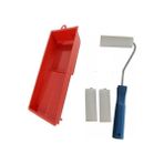 Cadence Rulo Tavası ve Metal Sünger Rulo 10 cm 3 Lü - Renkli