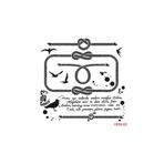 Cadence Stencil (Şablon) 25X25 Cm Beyaz Tek Ebat,hdm-62 eh7016