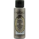 Cadence Su Bazlı Yaldız Boya 113 Antik Gümüş Metalik Dokulu Dekoratif 70 ml