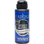 Cadence Tüm Yüzeyler İçin 120 ml HSG-060 Siyah Simli Boya Hybrid Glitter Multisurface