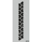 Cadence U012 10X25 cm Siyah Stencil Boyama Şablonu