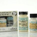 Cadence Very Chalky Home Decor Set 2 Renk 90Ml+50Ml Wax Taffy-Ekim Sisi