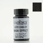 Cadence Very Chalky Wash Efekt Boya 90ml Siyah