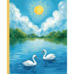 Caderno Diário Cisnes - Caderno Especial para Leitura e Escrita | Papel Amigável para Disléxicos | Idade 6 a 10 anos: Criado para reduzir o stress ... crianças com dificuldades de aprendizagem.