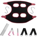 Cadia Pet Bakım Hamak Kiti Kısıtlama Çantası W / 2 Kanca Yıkama Yıkama Siyah Kırmızı M Için Sling (Yurt Dışından)