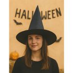 Cadılar Bayramı Cadı Şapkası Halloween Parti Kostüm Aksesuarı Siyah