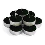 CADILAR BAYRAMINA ÖZEL VIP SİYAH MUM BLACK TEA LİGHT CANDLE SİYAH TEA LİGHT MUM SİYAH MUM 100 ADET