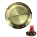Cadılar Runes Panosu - 14cm Zodyak Çarkı İşaretleri Cadı Sunağı - Yemek Çerezlik Dekoratif Tabak, Ev İçin Meyve Tepsisi Sunan Yanan Mumluk, Resta Jpsdows