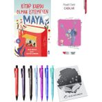 Cadılar ve Kitap Kurdu Olmak İstemeyen Maya 2'li Set - Kalem