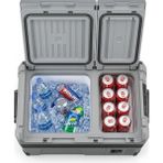 Çadır Dünyası Opba Ice Dual 45L Kompresörlü Araç Buzdolabı - 12V/24V, Çift Bölmeli ve Bağımsız Isı Ayarlı, Huayı Kompresörlü Derin Dondurucu