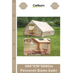 #Çadır Lüks Geniş Kamp 6 Kişilik 4 Mevsim 2 Kapılı Tavan 300*210*200Cm Pencereli Şişme Çadır