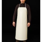 ÇADIRAVM Endüstriyel Su Geçirmez Önlük, 650 gr Kalın Polyester, 72×121 Cm, Kasap, Bulaşık ve Mutfak Önlüğü - Krem