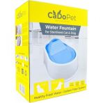 Cado Pet 23x10x11 cm Mavi Otomatik Kartuşlu Hazneli Su Pınarı