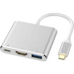 Cafele Macbook Matebook Switch Tablet Telefon Hdmi Usb 3.0 Pd Şarj Type-C Çevirici