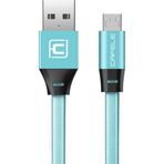 CAFELE Micro Usb Flat Fiber Örgülü 2.4A Şarj Ve Data Kablosu