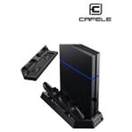 Cafele Ps4 Fat-Ps4 Slim-Ps4 Pro Joystick Kol Şarjlı Multifonksiyonel Fanlı Dikey Stand - Siyah
