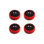 Cafele Spider Man Desenli Analog Koruyucu Silikon Pad 4'lü Set PS5 PS4 PS3 Uyumlu - Siyah