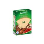 Caffeo Kahve Filtre Kağıdı 1x4 80 Adet | Ağartılmamış Doğal Kağıt