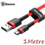 Cafule Micro Usb 1Metre 2.4A Hızlı Şarj Halat Usb Kablo-(5775)