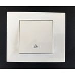 Çağatay Elektrik Çağatayelektrik Ovivo Grano Beyaz Lıght Mekanizma+Çerçeve