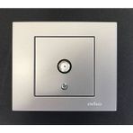 Çağatay Elektrik Ovivo Grano Gümüş (Silver) F Tip Uydu Tv Prizi Mekanizma