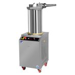 Çağdaş 220 Watt Makina HSD-240350 Komple Paslanmaz 550 Kg Saat Hidrolik Sucuk Dolum Makinesi