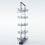 Çağdaş Bilyeli Telekopik Kiler Sepeti 60-85 25 Cm - Mobilya Hırdavatı