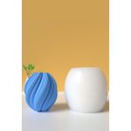 Cage Art Studio Büyük Boy Spiral Mum Silikon Kalıp - Mum Yapım Malzemeleri 12 cm - Beyaz - 1 Adet