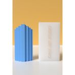 Cage Art Studio Buz Dağı Mum Silikon Kalıp - Mum Yapım Malzemeleri 12X6 cm - Beyaz - 1 Adet