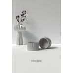 Cage Art Studio Desenli Beton Mumluk / Saksı Silikon Kalıp - Dekoratif Beton Mumluk Kalıbı Beton/mum Malzemeleri