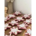 Çağıl Candles 10 Adet Kişiye Özel Yıldız Mum Hediyelik – Nişan Nikah Baby Shower Hediyesi – Kokulu Dekoratif Mum - Pembe