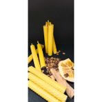 Çağıl Candles 10'lu Dilek Balmumu Mum - Sarı