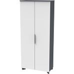 Çağın Ofis Tidy Boy Kapakli Beyaz 189 Cm Dosya Dolabı, Ofis Dolabı (beyaz/antrasit) Çok Renkli