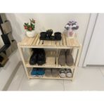 Çağla Design 3 Katlı Masif Ayakkabılık - Ahşap