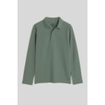 Çağla Polo Yaka Basic Uzun Kollu Erkek Çocuk T-Shirt - 11170