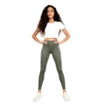 Çağla Yüksek Bel Streç Slim Fit Dar Paça Kadın Tayt - 94545 M Çağla