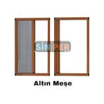 ÇAĞLAYAN İNŞAAT Pileli Plise Sürgülü Akordiyon Katlanır Kapı Sinekliği (plastik Kapı&Pencere-çelik Kapı) - Açık Kahverengi - 70 X 140