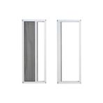 ÇAĞLAYAN İNŞAAT Pileli Plise Sürgülü Akordiyon Katlanır Kapı Sinekliği (plastik Kapı&Pencere-çelik Kapı) - Beyaz - 140 X 240