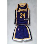 Çağrı Giyim Los Angels Lakers Kobe Brytant Çocuk Basketbol Forma - Mor - 5 - 6 Yaş